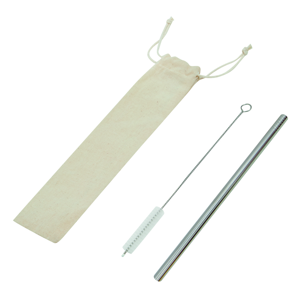 DRINK ELEGANT - RVS rietje - met logo of onbedrukt bestellen