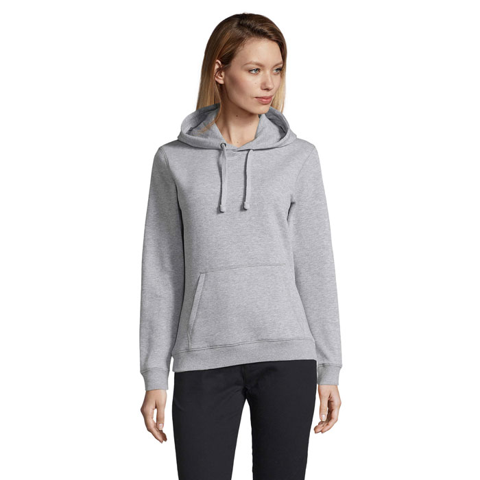 SPENCER WOMEN - SPENCER dames sweater 280g - bedrukt of onbedrukt verkrijgbaar - Grijs Gemêleerd 2