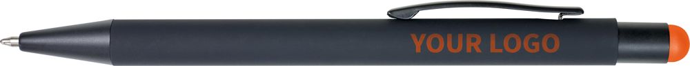Aluminium balpen Formentera - bedrukt of onbedrukt verkrijgbaar - Oranje
