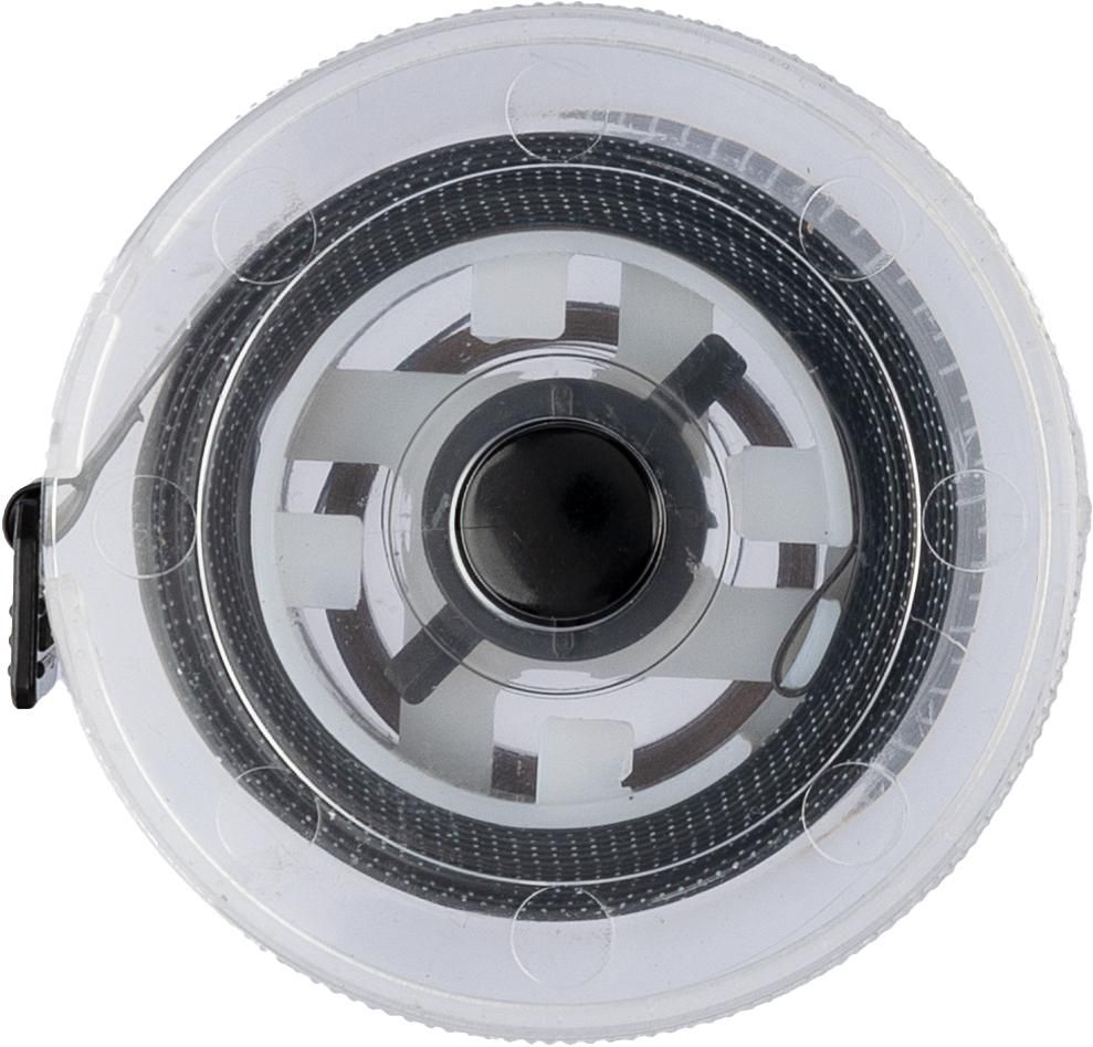 Plastic oprolbare meetlint Theo - voor bedrijven en relatiegeschenken - Zwart