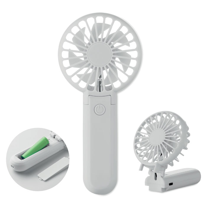 IBERA - Draagbare vouwventilator - kopen of bedrukken - Wit