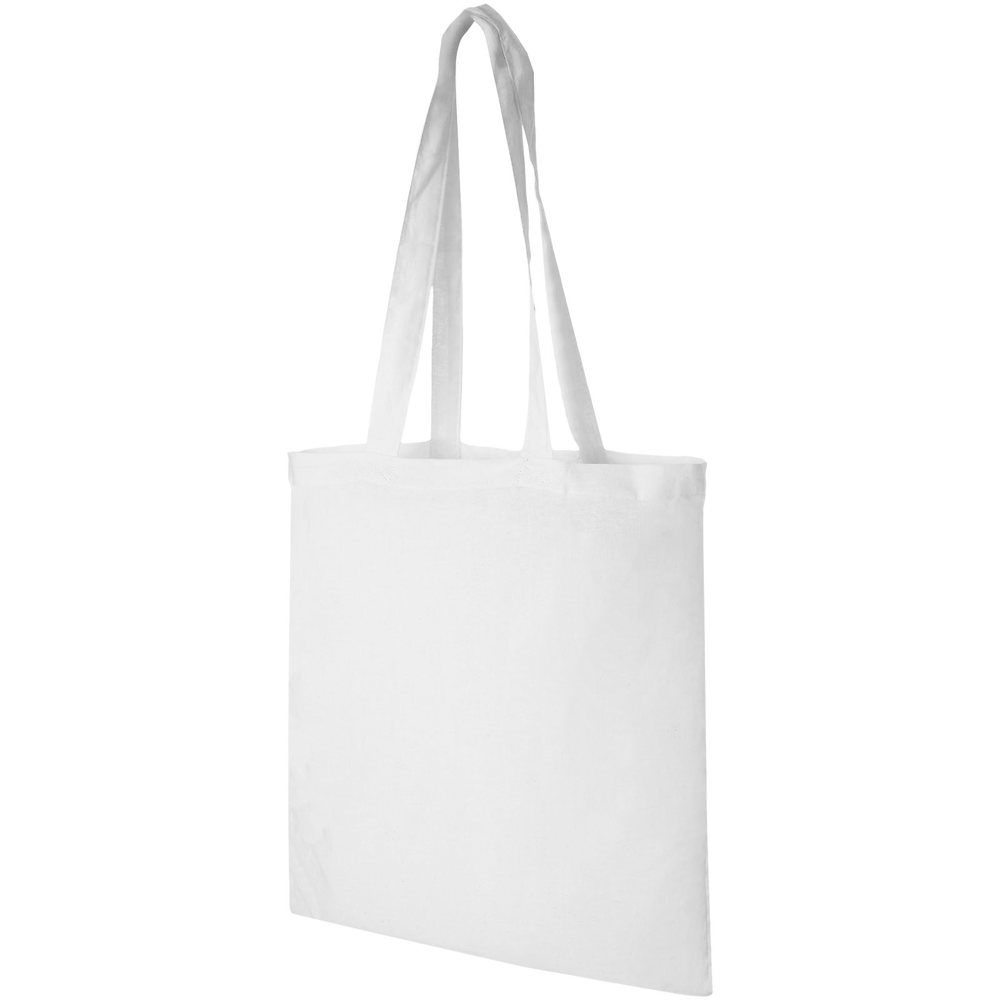 Madras 140 g/m² katoenen draagtas 7L - met logo of onbedrukt bestellen - Wit