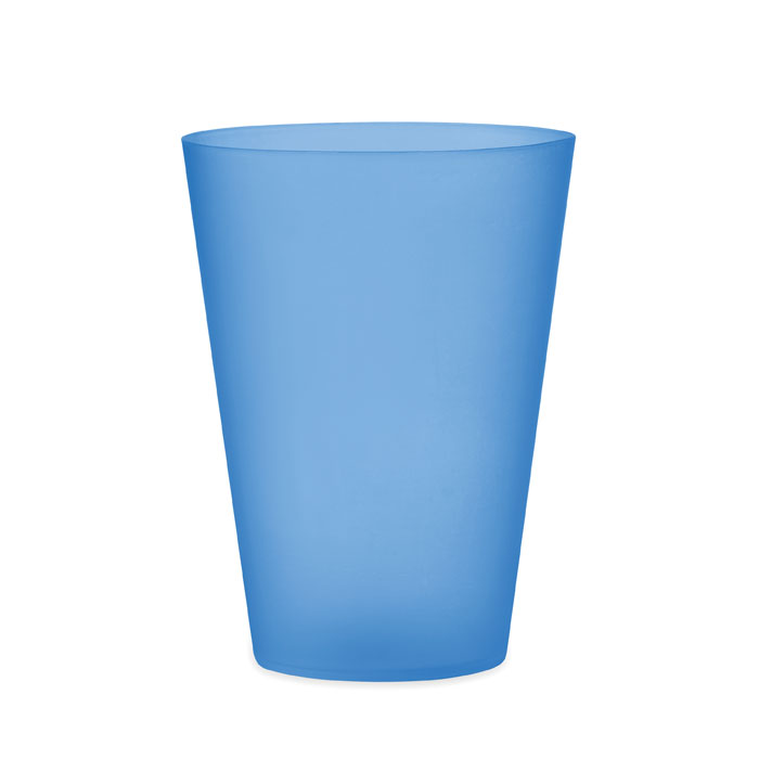 FESTA - Herbruikbare event beker 300ml - kopen of bedrukken - Transparant Blauw
