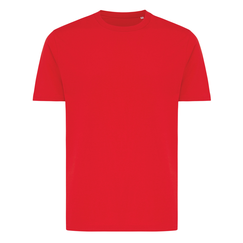 IQONIQ Brett gerecycled katoen t-shirt - kopen of bedrukken - rood (± PMS 19-1757 TCX)