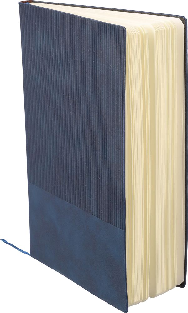 Gerecycled PU-notitieboek (A5) Elian Original