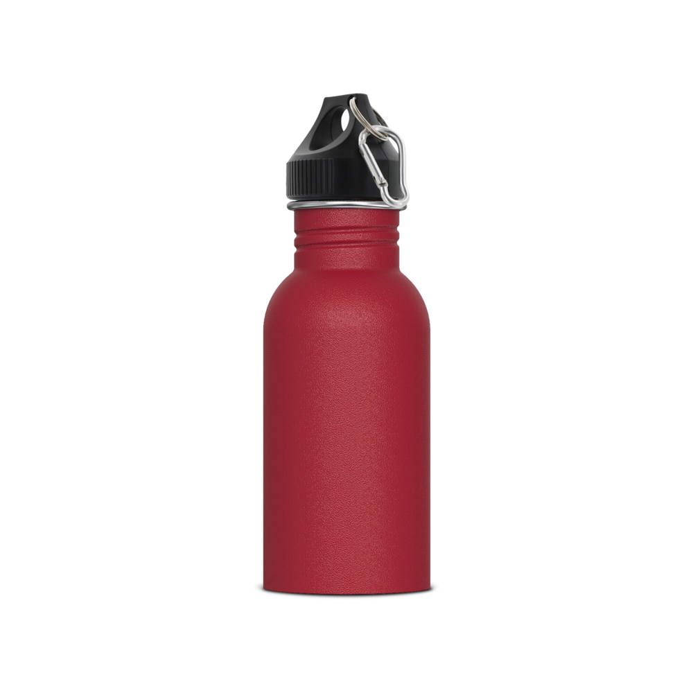 Waterfles Lennox 500ml - bedrukt of onbedrukt verkrijgbaar - Donker Rood