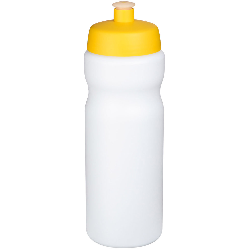 Baseline® Plus 650 ml sportfles - met logo of onbedrukt bestellen - Wit, Geel