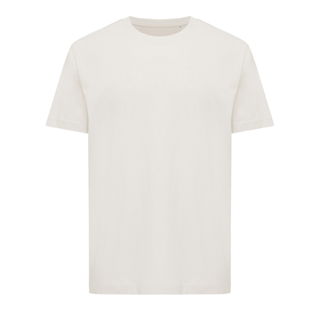 IQONIQ Kakadu relaxed gerecycled katoen t-shirt - met logo of onbedrukt bestellen - ivory white (± PMS 12-2103 TCX)