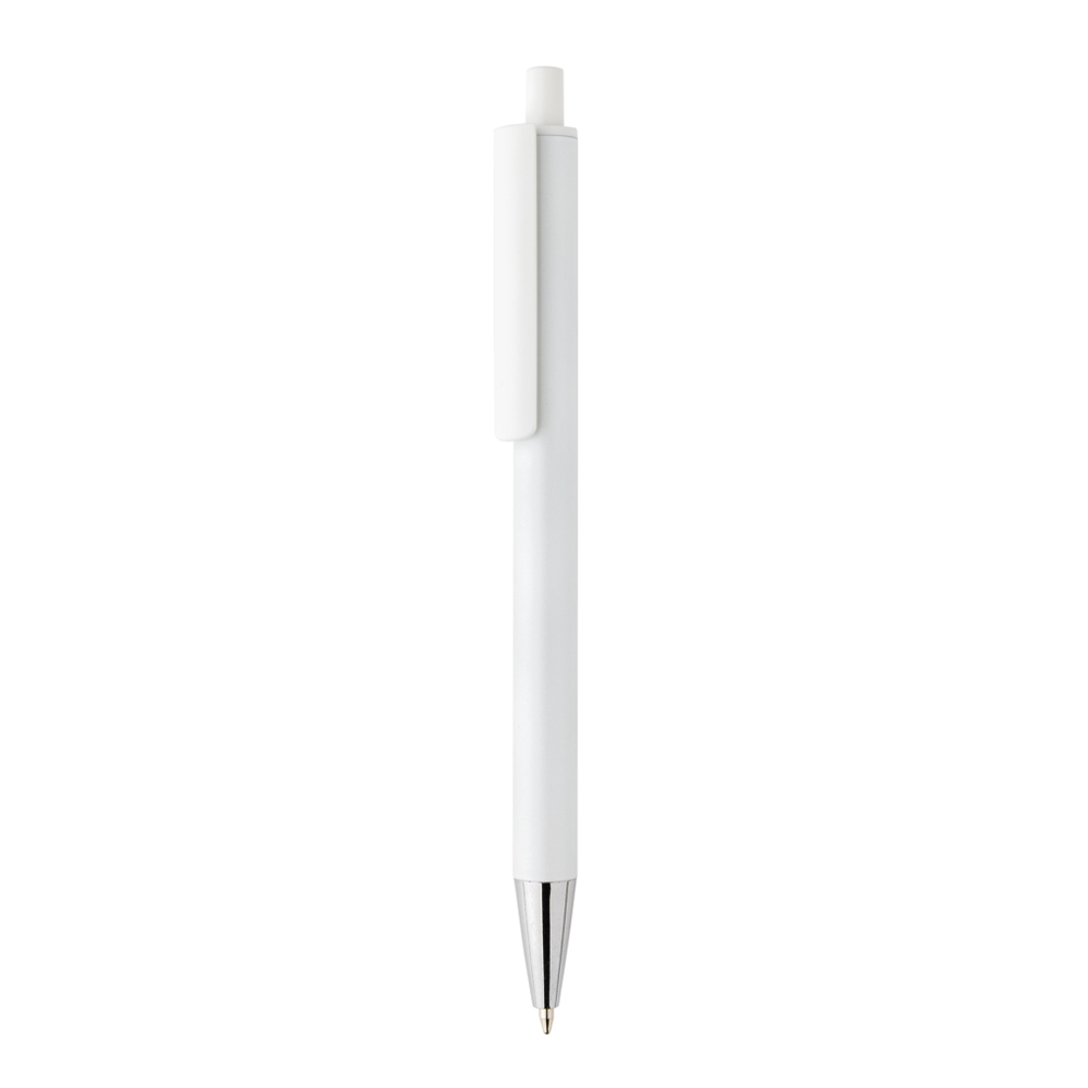 Amisk RCS-gecertificeerde pen van gerecycled aluminium - voor bedrijven en relatiegeschenken - wit (± PMS White)