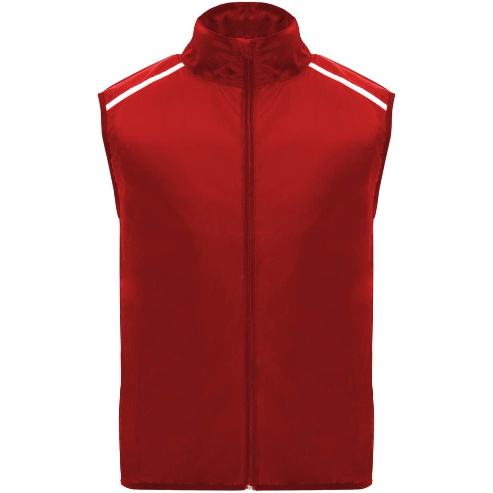 Jannu lichte unisex hardloopbodywarmer - kopen of bedrukken - Rood