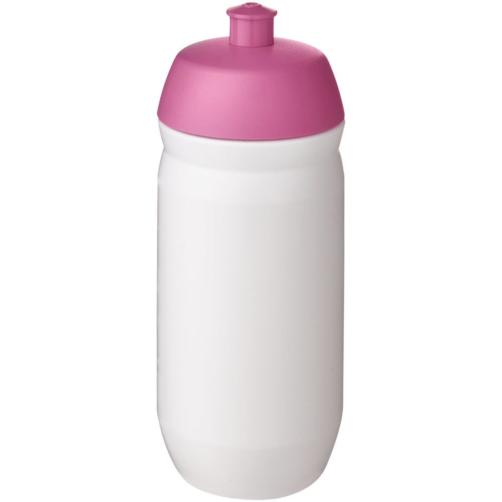 HydroFlex™ knijp knijpfles van 500 ml - voor bedrijven en relatiegeschenken - Roze, Wit