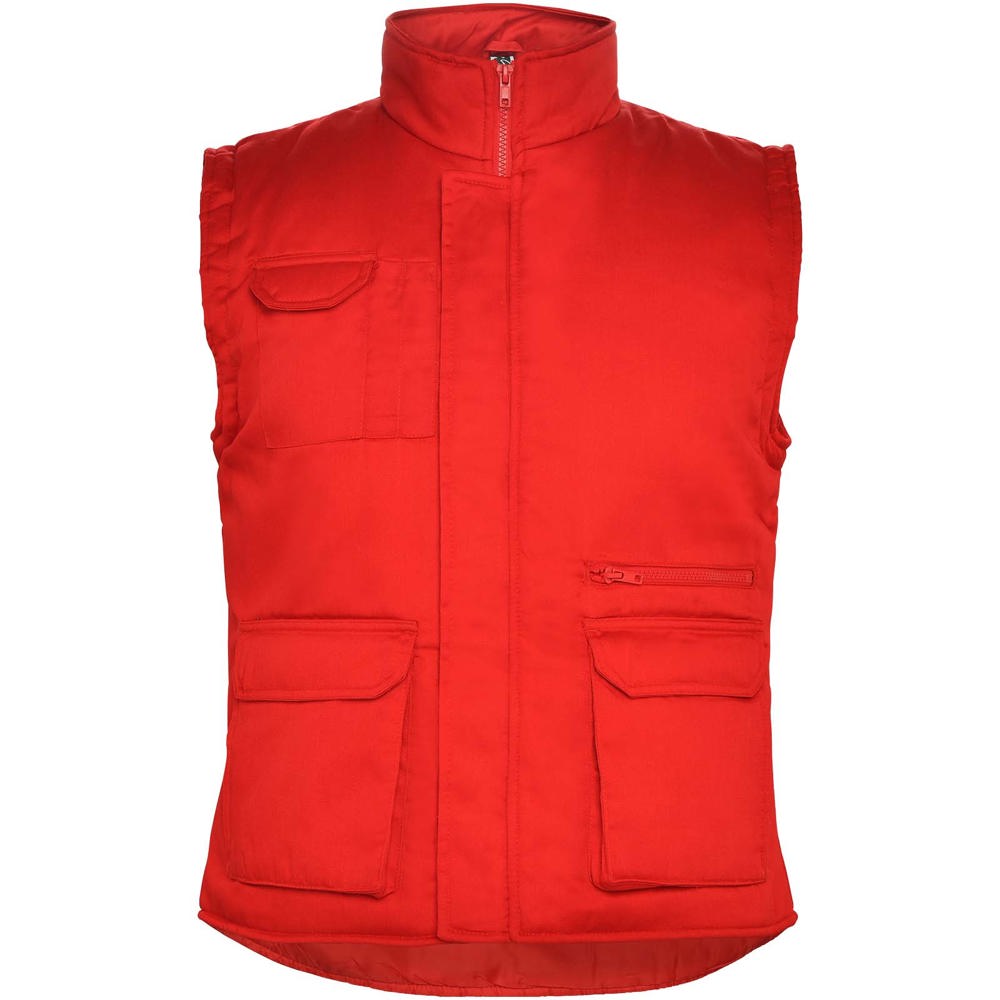 Almanzor multifunctionele werkbodywarmer met hoge kraag - rood