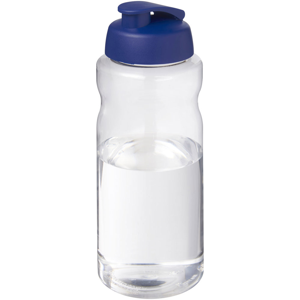 H2O Active® Big Base 1 l drinkfles met klapdeksel - met logo of onbedrukt bestellen