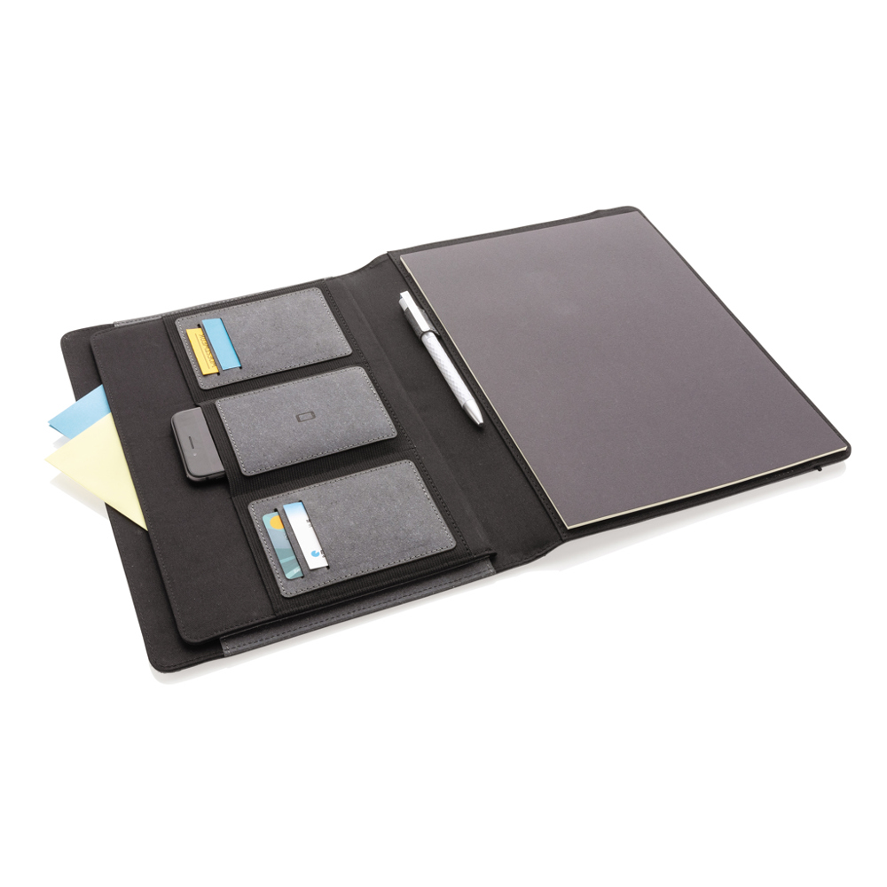 Gerecycled lederen portfolio A4