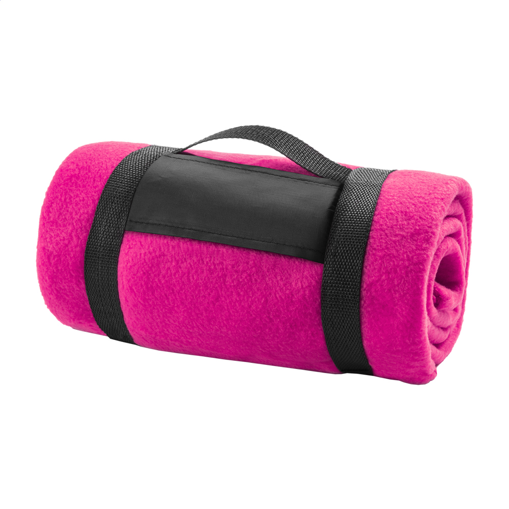 Vinson - fleecedeken - met logo of onbedrukt bestellen - fuchsia