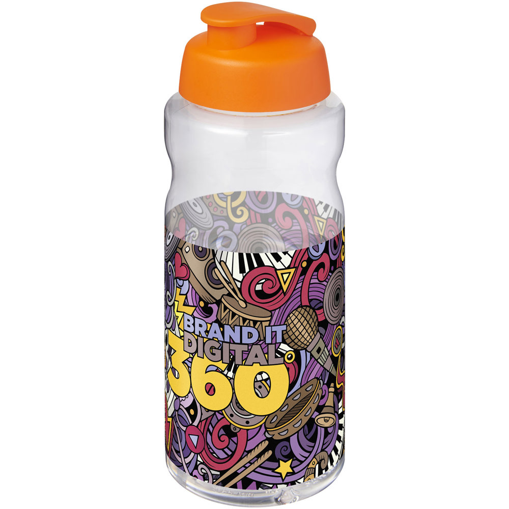 H2O Active® Big Base 1 l drinkfles met klapdeksel