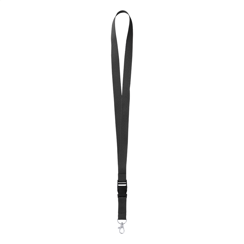 Devent - lanyard - met logo of onbedrukt bestellen - Zwart