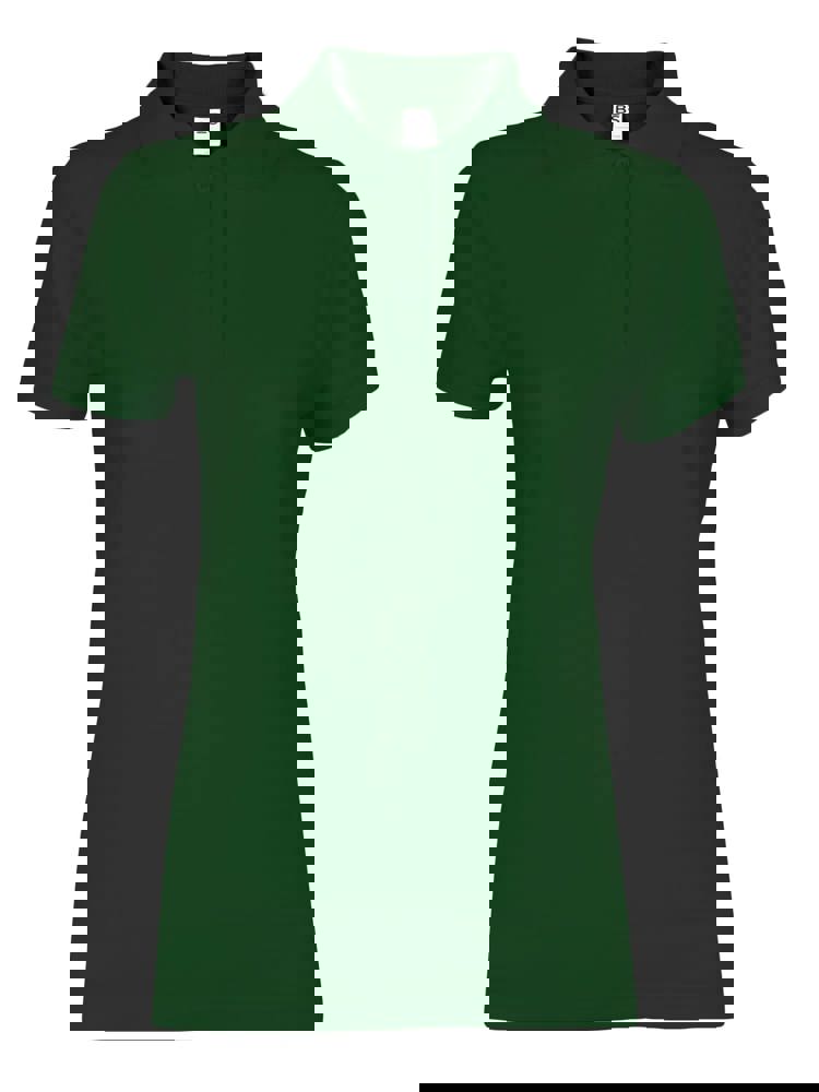 BS Evolution dames polo, 180 gr/m² - met logo of onbedrukt bestellen - Flessengroen (PMS 2411C)