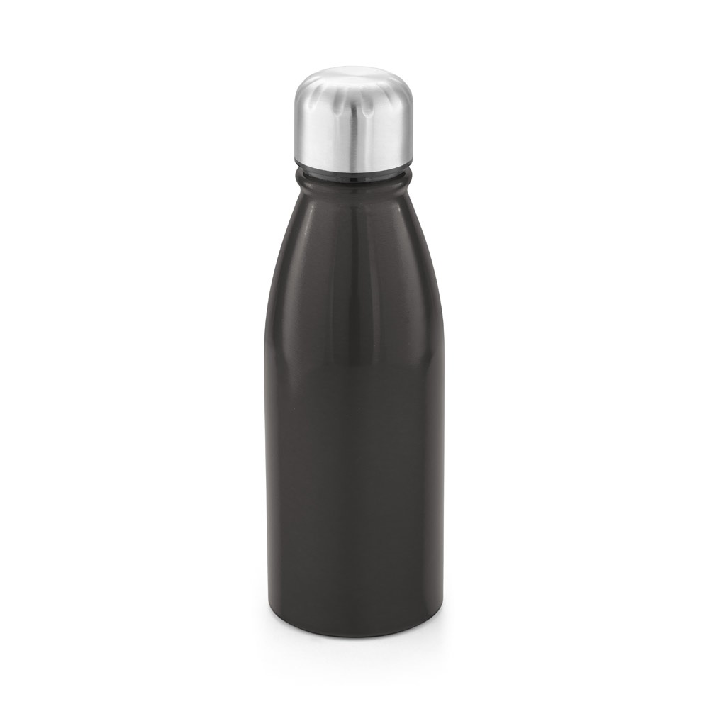 BEANE. 500 mL aluminium sportfles - voor bedrijven en relatiegeschenken - gun metal