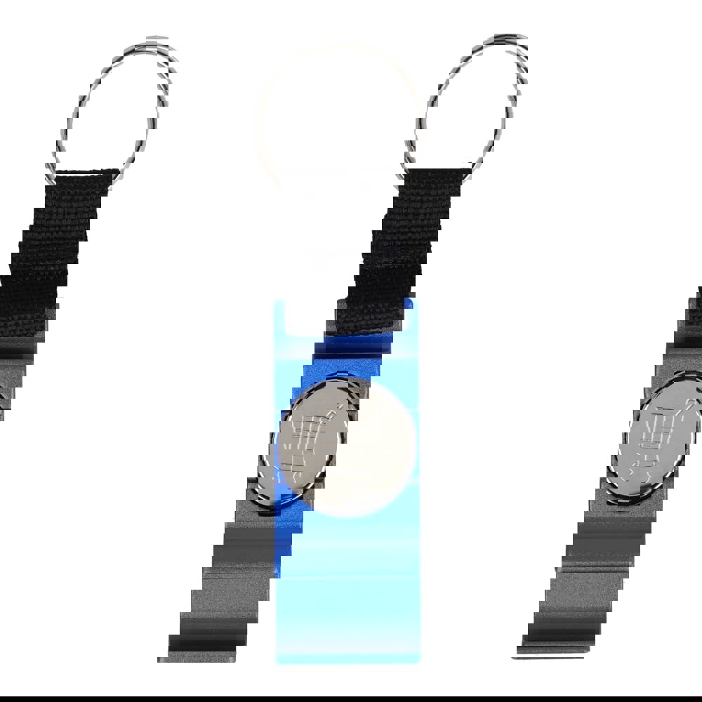 3-in-1 flesopener sleutelhanger - bedrukt of onbedrukt verkrijgbaar - Blauw