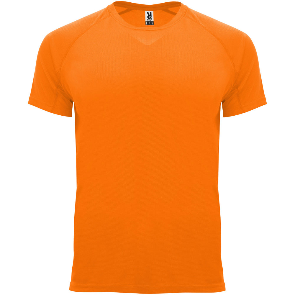 Bahrain sportshirt met korte mouwen voor heren - bedrukt of onbedrukt verkrijgbaar - Fluor oranje