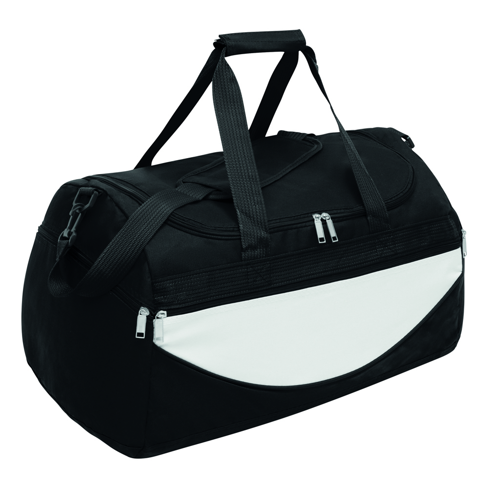CHAMP - Sporttas - kopen of bedrukken - Wit, Zwart