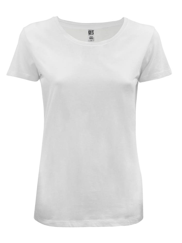 BS Evolution dames t-shirt, 150 gr/m² - bedrukt of onbedrukt verkrijgbaar - Wit