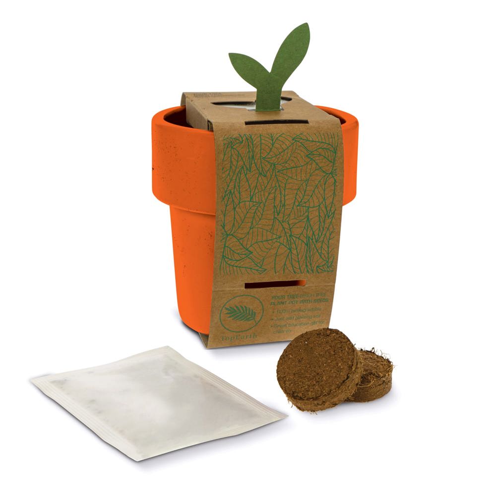 Hot-but-cool beker met kerstomaten zaadjes
