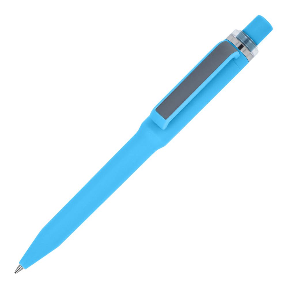 Ozzy pen soft touch - bedrukt of onbedrukt verkrijgbaar - blauw