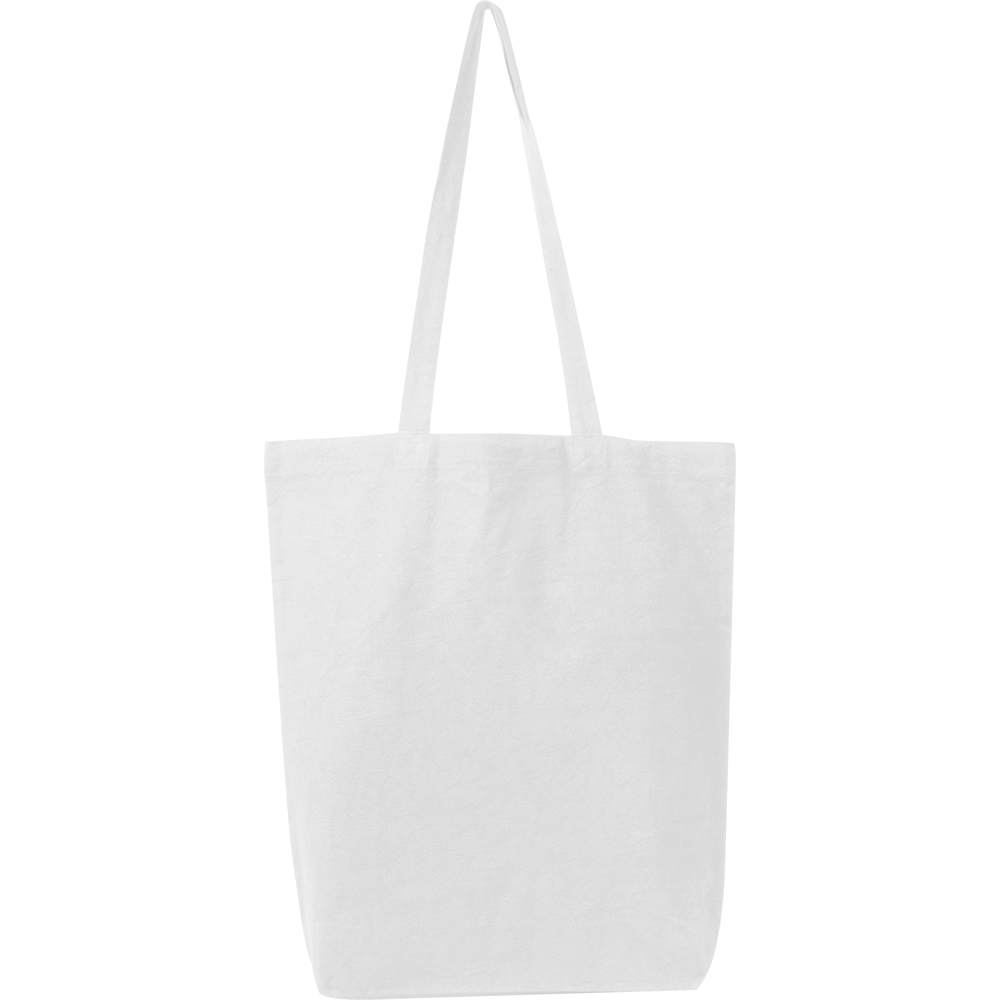 Fairtrade katoenen tas met bodemvouw