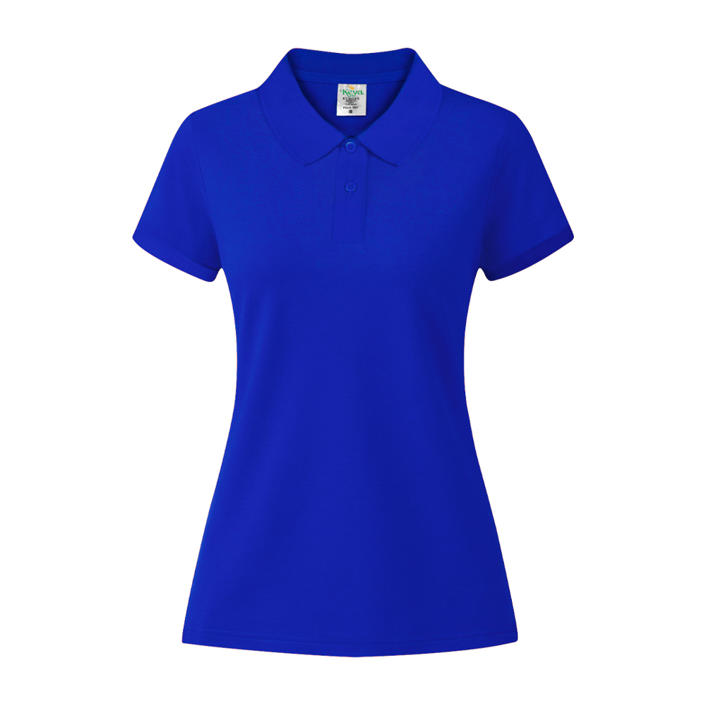 Dames Kleuren Polo Shirt "keya" WPS180 - met logo of onbedrukt bestellen - AZUL