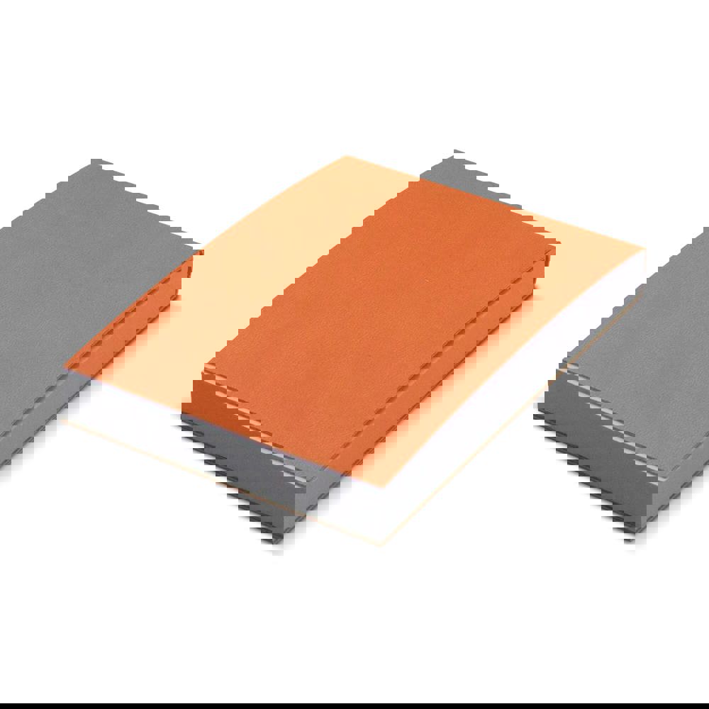 Notitieblock gerecycled papier 150 vellen - kopen of bedrukken - Oranje