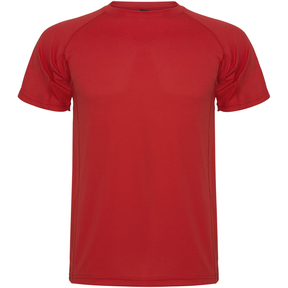 Montecarlo sportshirt met korte mouwen voor heren - met logo of onbedrukt bestellen - Rood