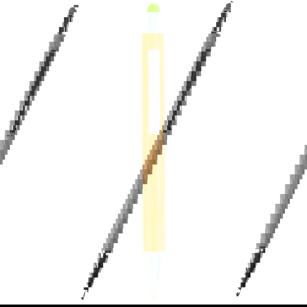 Balpen New York bamboe met stylus