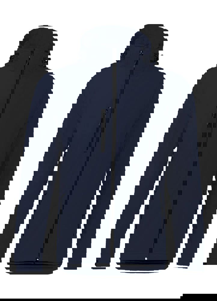 BS Storm softshell jas, 340 gr/m² - met logo of onbedrukt bestellen - Navy (PMS 5395C)