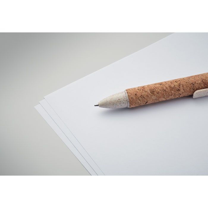 ARBOCHO - 4-kleuren inkt balpen met kurk