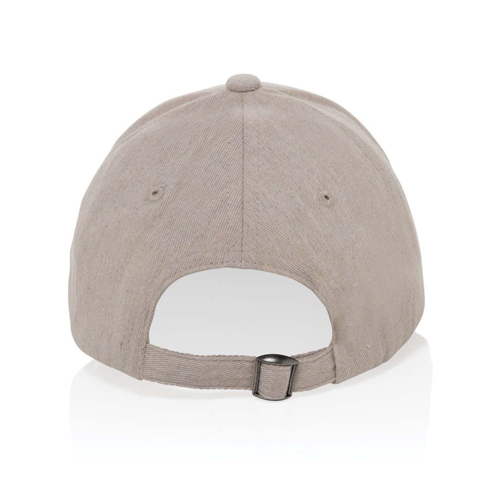 Milo AWARE™ recycled heather 6 paneel cap 200gr