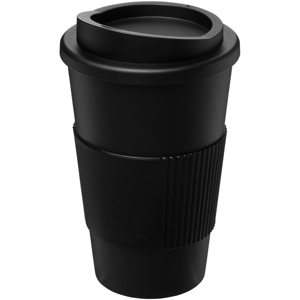 Americano® geïsoleerde beker van 350 ml met handgreep - bedrukt of onbedrukt verkrijgbaar