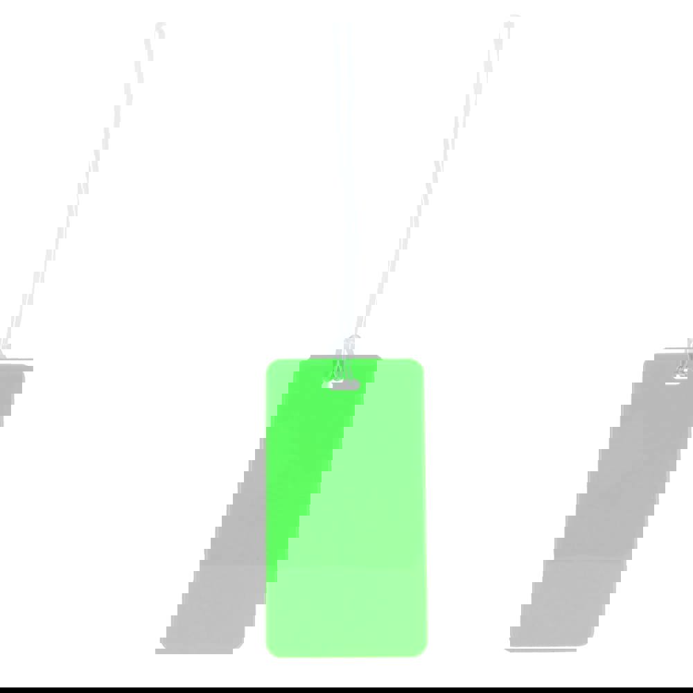 Bagagelabel - bedrukt of onbedrukt verkrijgbaar - Lichtgroen