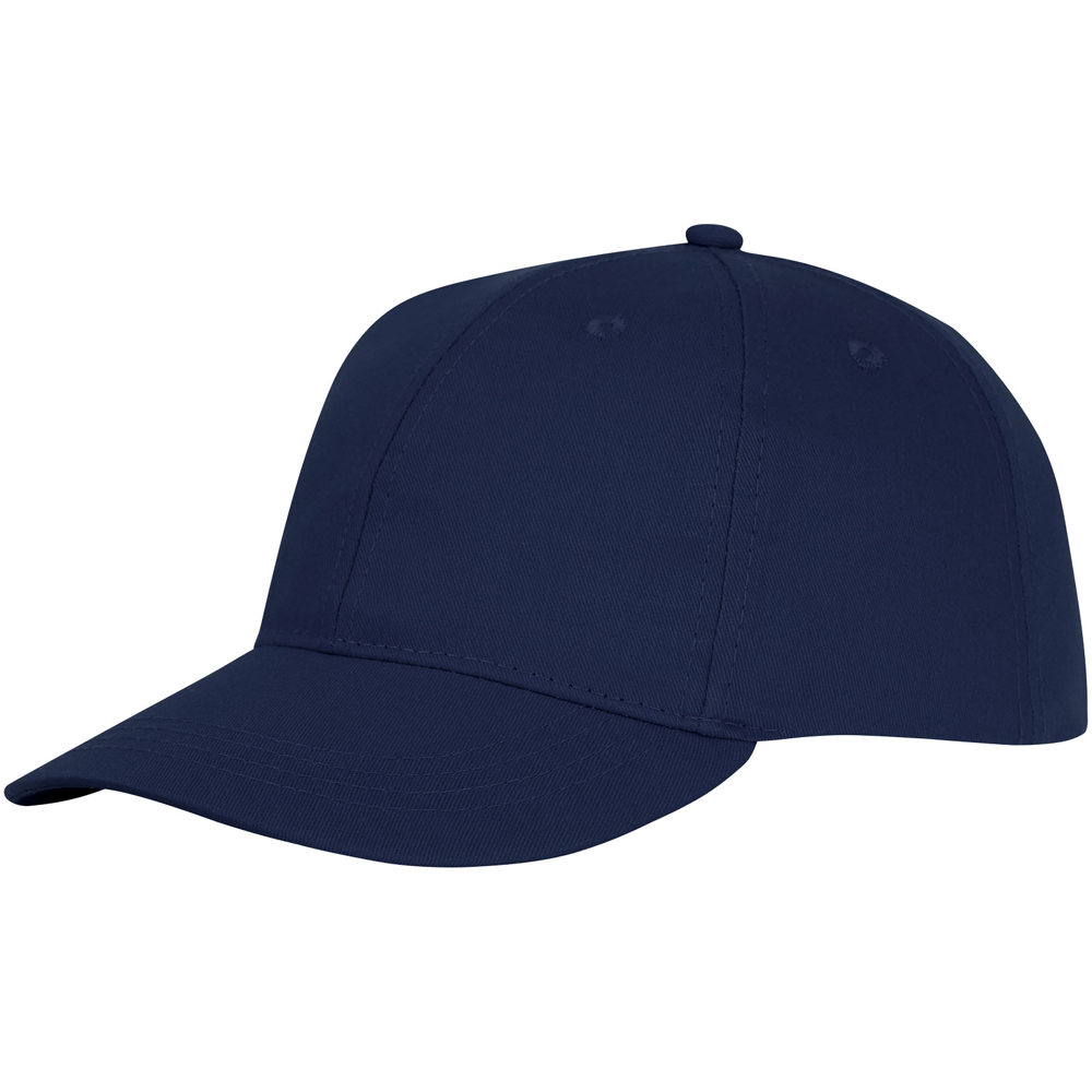 Ares 6 panel cap - bedrukt of onbedrukt verkrijgbaar - Marineblauw