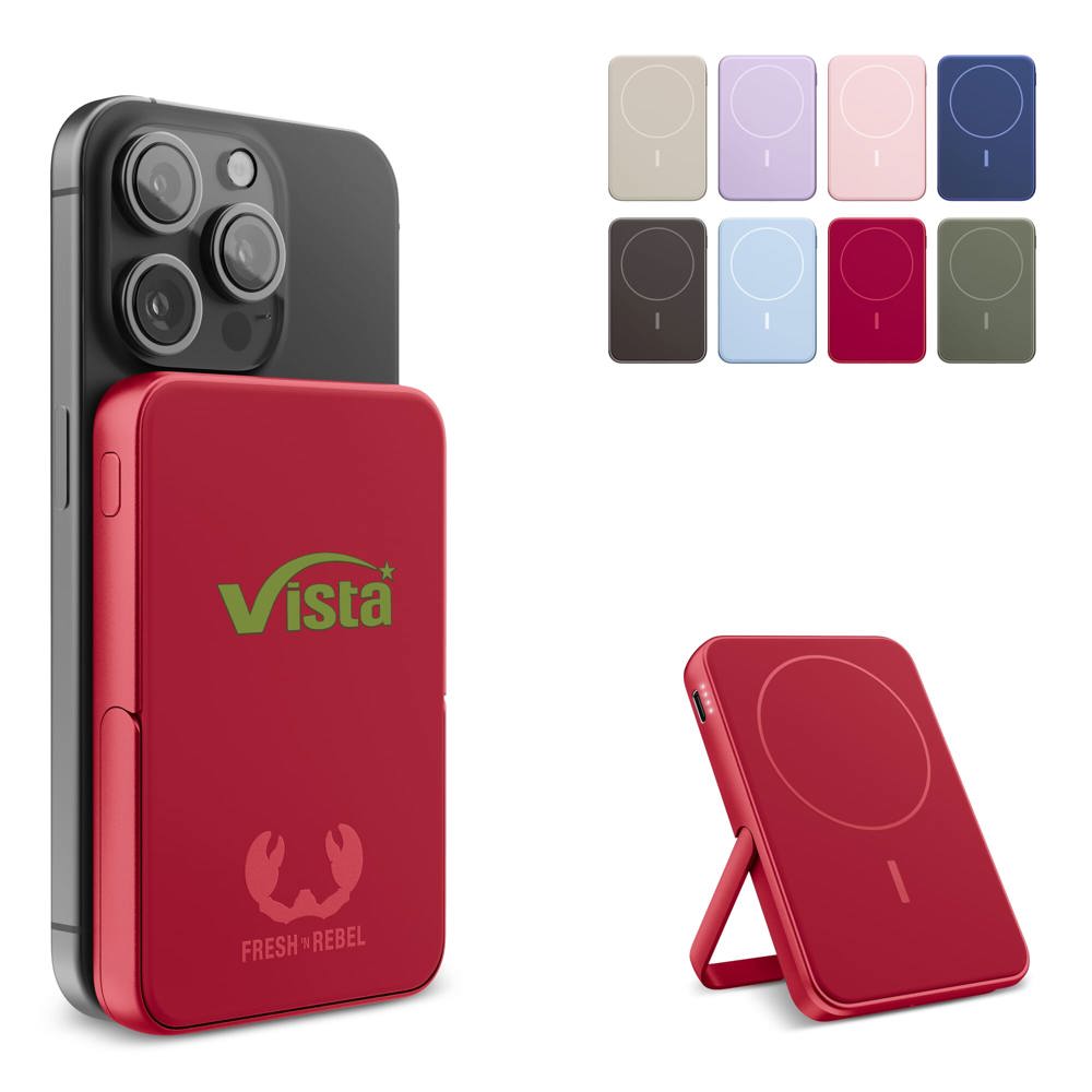 2PBM5000| Fresh 'n Rebel Geschikt voor MagSafe Draadloze Powerbank 5000mAh - voor bedrijven en