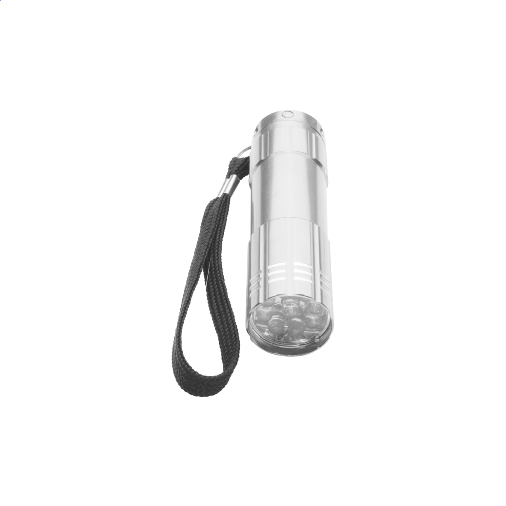 Spotlight - aluminium zaklamp - voor bedrijven en relatiegeschenken - zilver