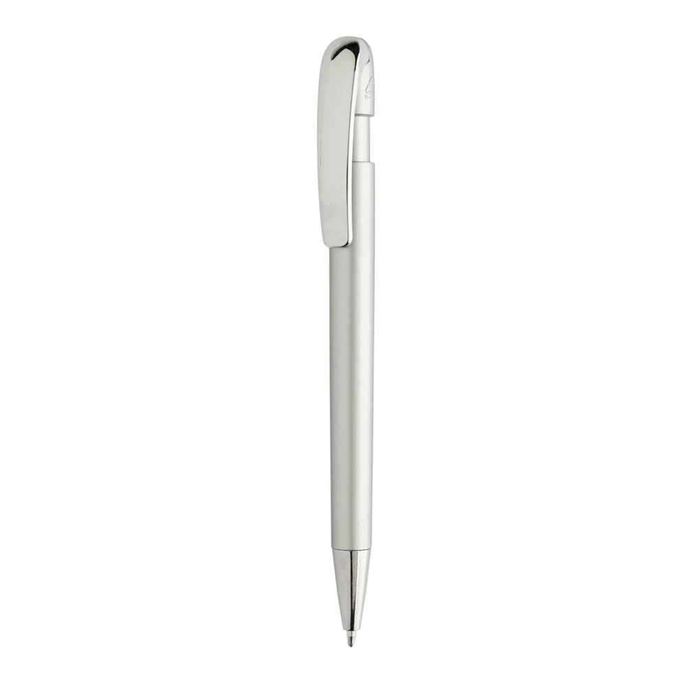 Glide GRS gecertificeerde R-ABS Pen met metalen clip - kopen of bedrukken - grijs (± PMS Cool gray 8C)