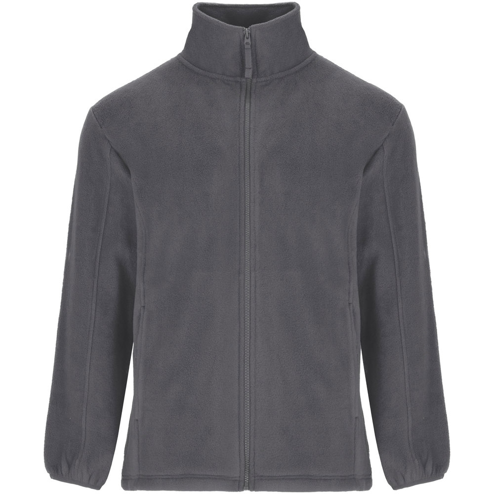 Artic fleece herenjack met volledige rits - voor bedrijven en relatiegeschenken - Lood
