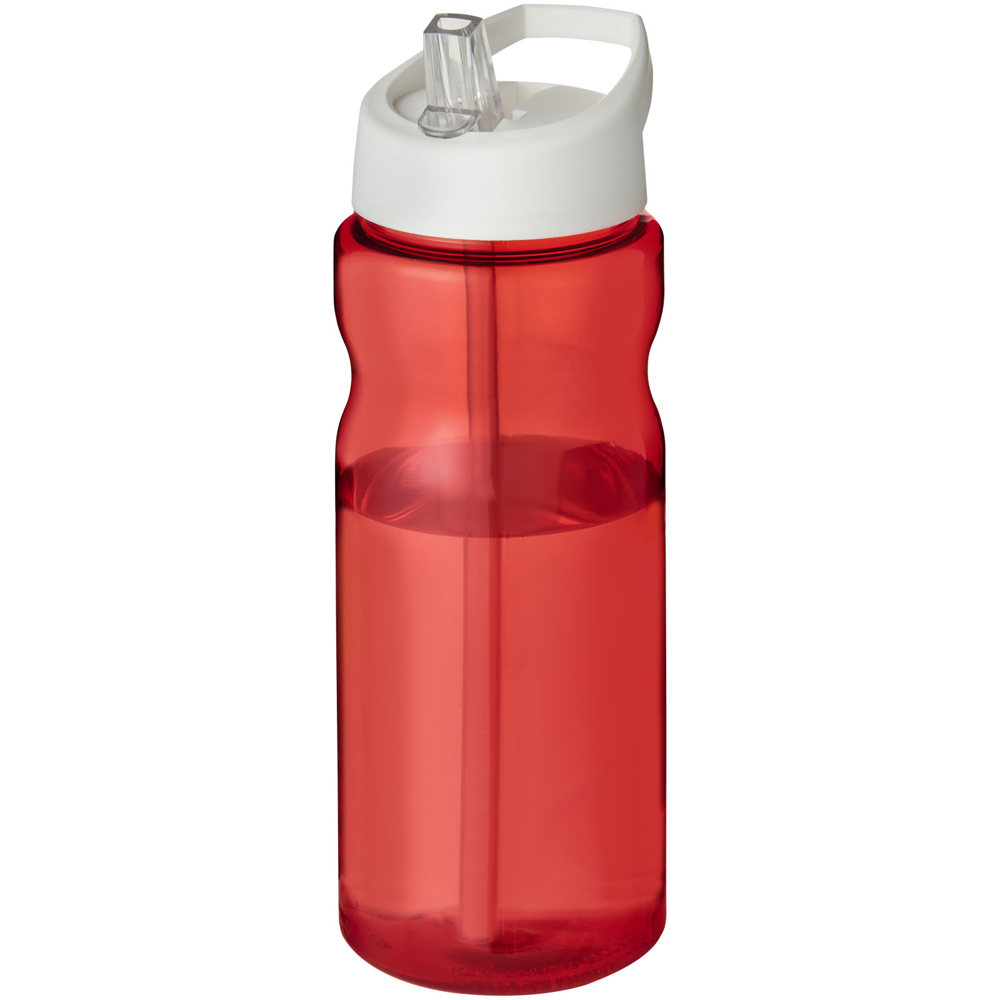 H2O Active® Base 650 ml bidon met fliptuitdeksel - met logo of onbedrukt bestellen - Rood, Wit