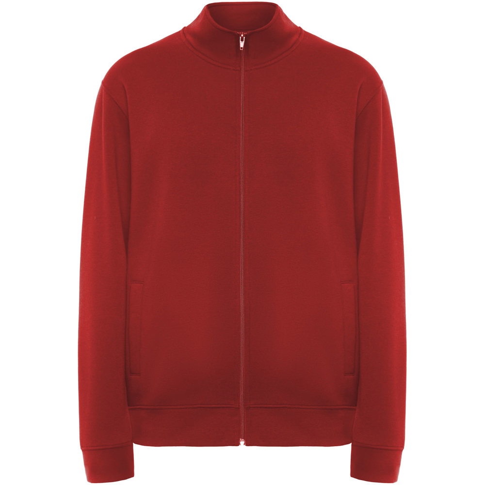 Ulan unisex sweater met volledige rits - voor bedrijven en relatiegeschenken - Rood