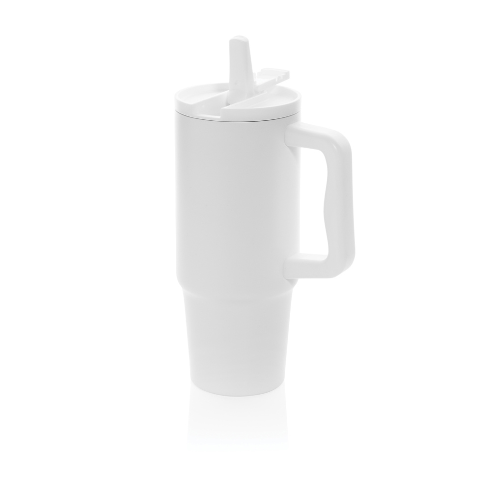 Embrace Lekvrij RCS recycled RVS Beker 900ml - voor bedrijven en relatiegeschenken - wit (± PMS White)