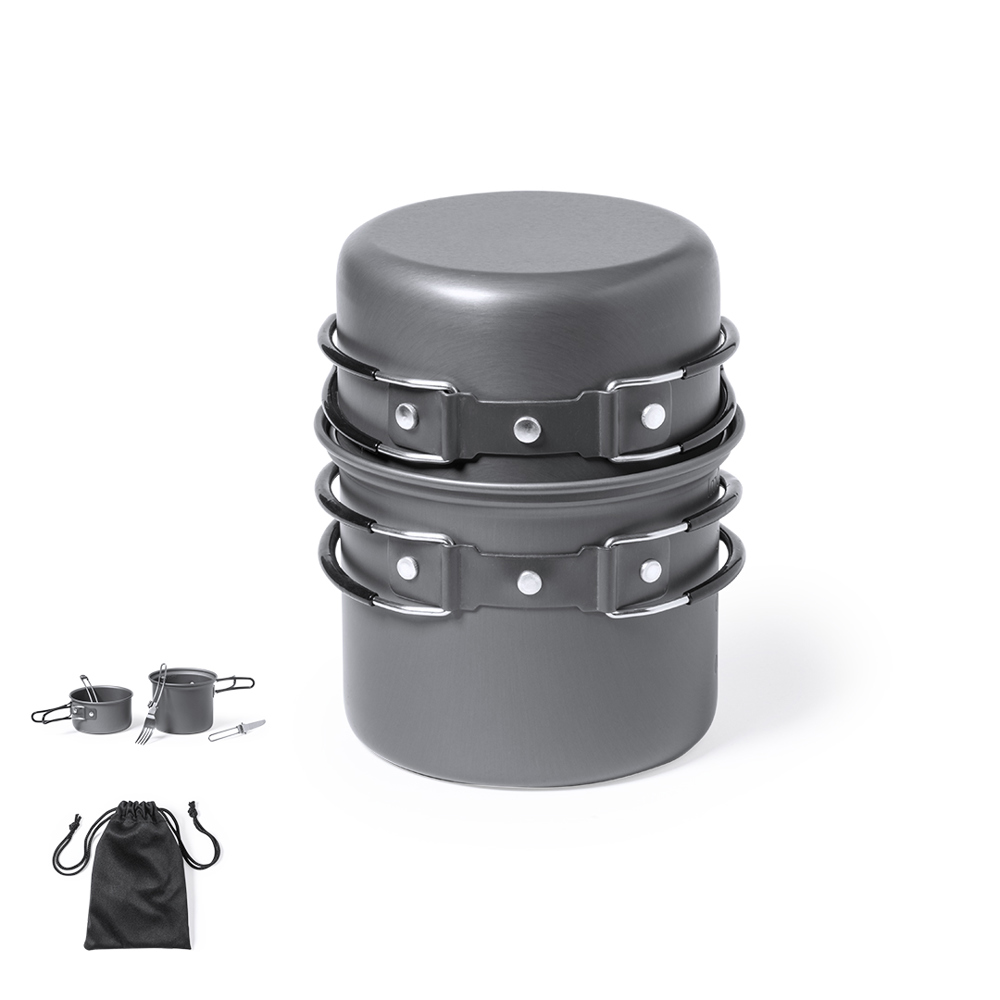 Keukengerei Camping Set Sondic - bedrukt of onbedrukt verkrijgbaar