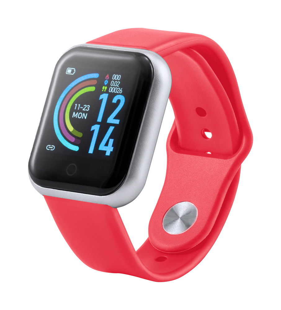 Wristo - slim horloge - bedrukt of onbedrukt verkrijgbaar - Rood