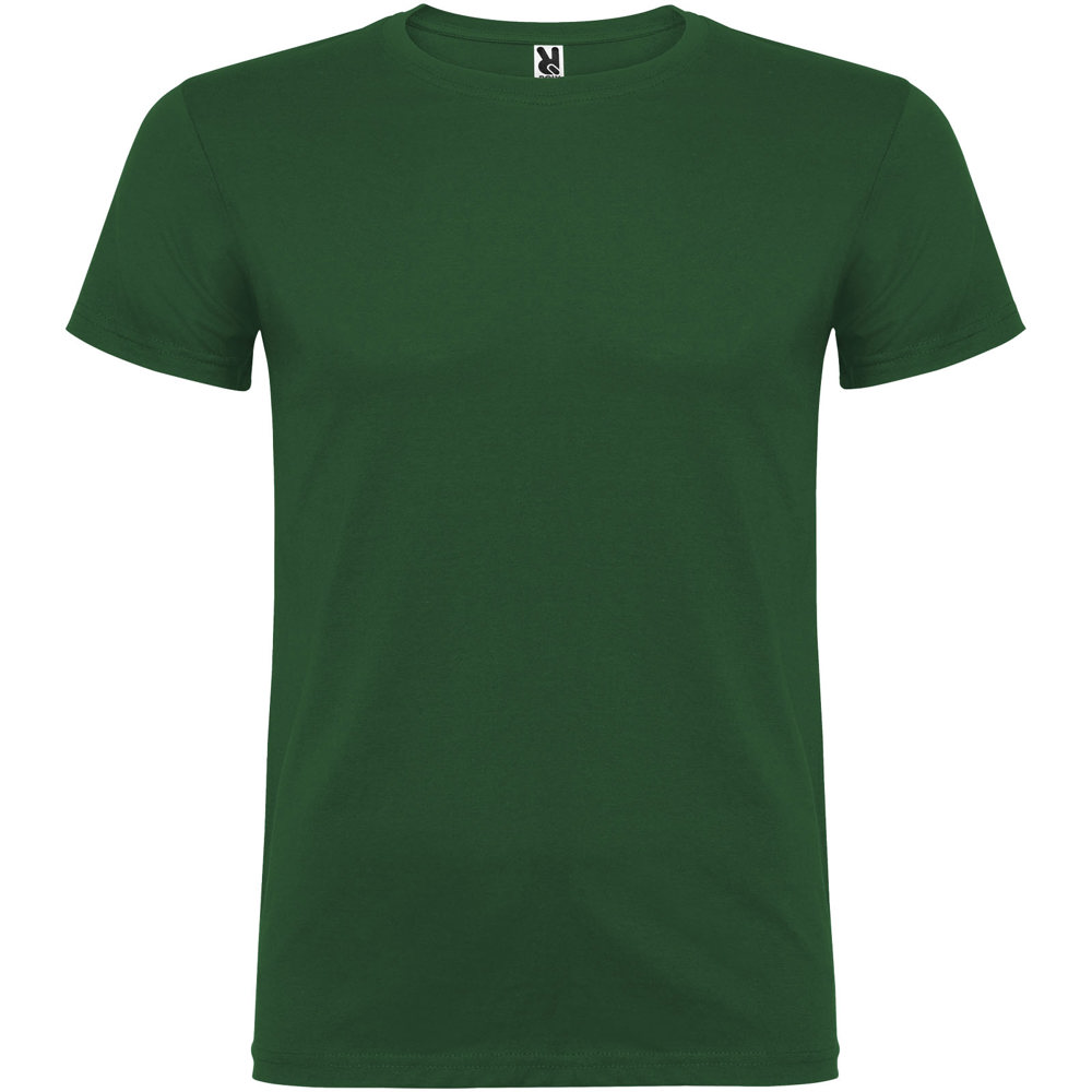 Beagle herenshirt met korte mouwen - met logo of onbedrukt bestellen - Flessengroen